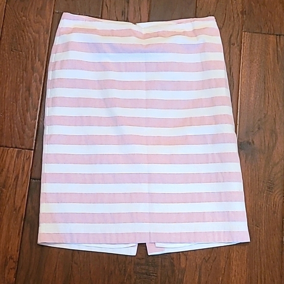 Talbots women's striped, textured skirt size 10 - Picture 1 of 9
